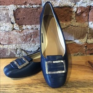 New Nautica Caravel Navy Blue Flats